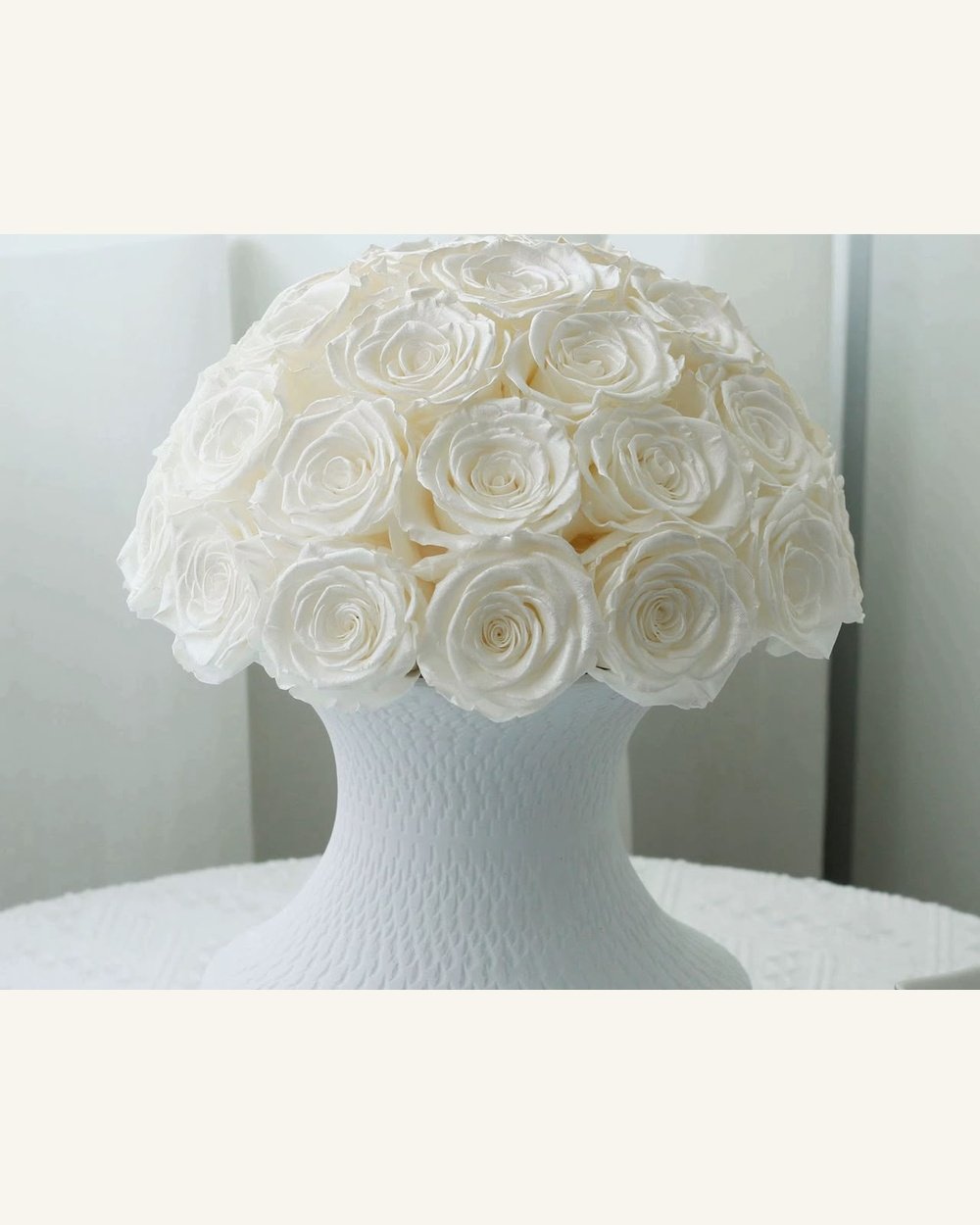 The Sculpted Rose floral silhouette