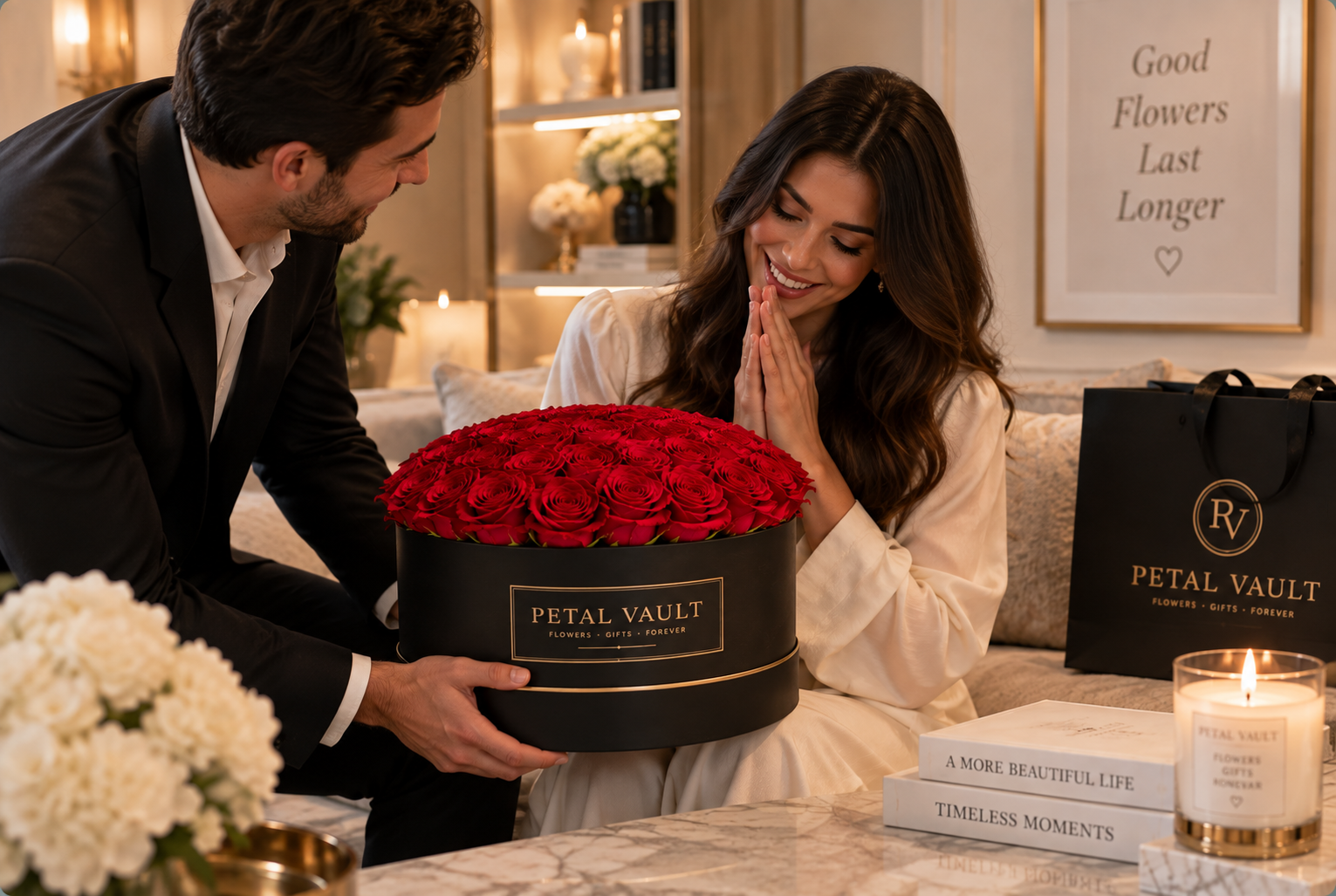 Petal Vault preserved flowers made to last