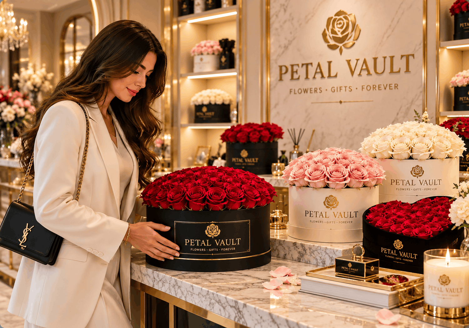 Petal Vault luxury preserved rose collection